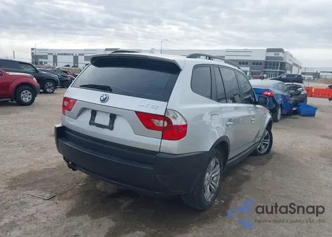 2004 BMW X3 3.0I z USA, uszkodzony, nr VIN WBXPA93424WC30713